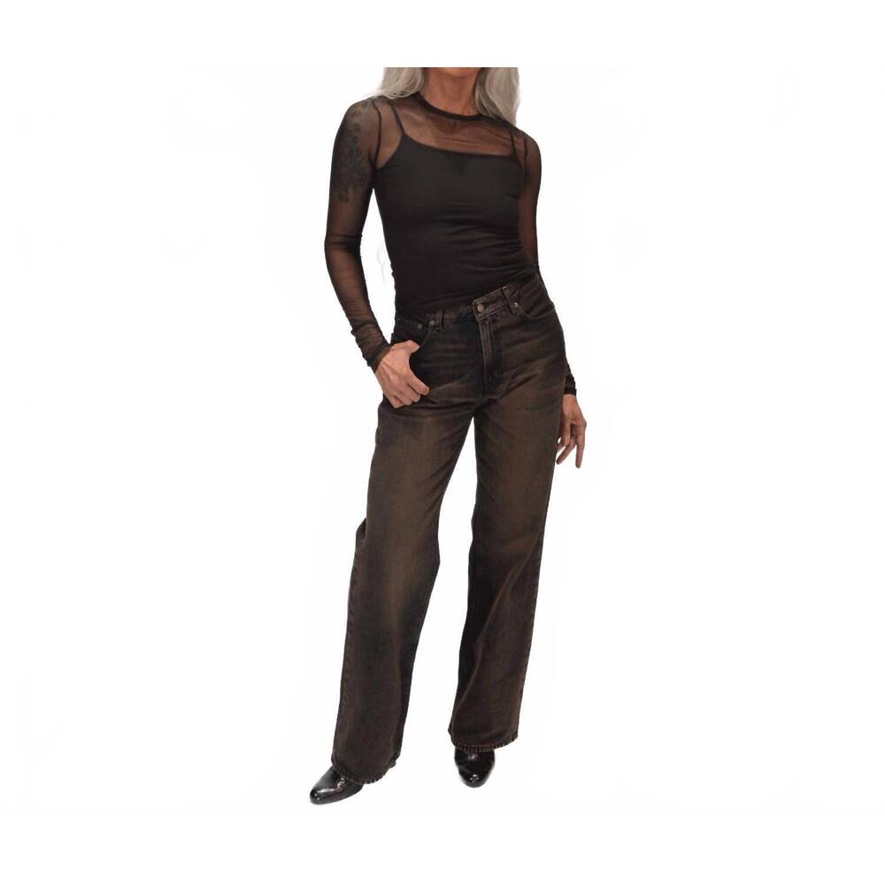 NEW HAIKURE korea jean in brown black